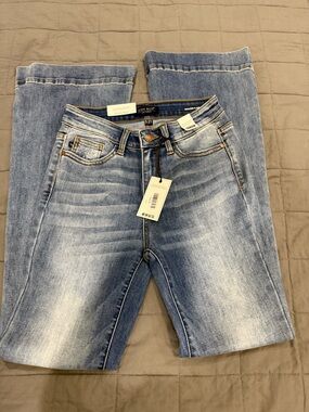 Judy Blue Trouser Flare Jeans size 5/27